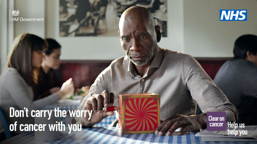 Don't carry the worry of cancer with you: Clear on Cancer, Help us help you